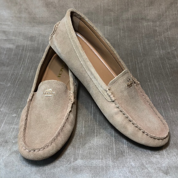 coach driving loafers